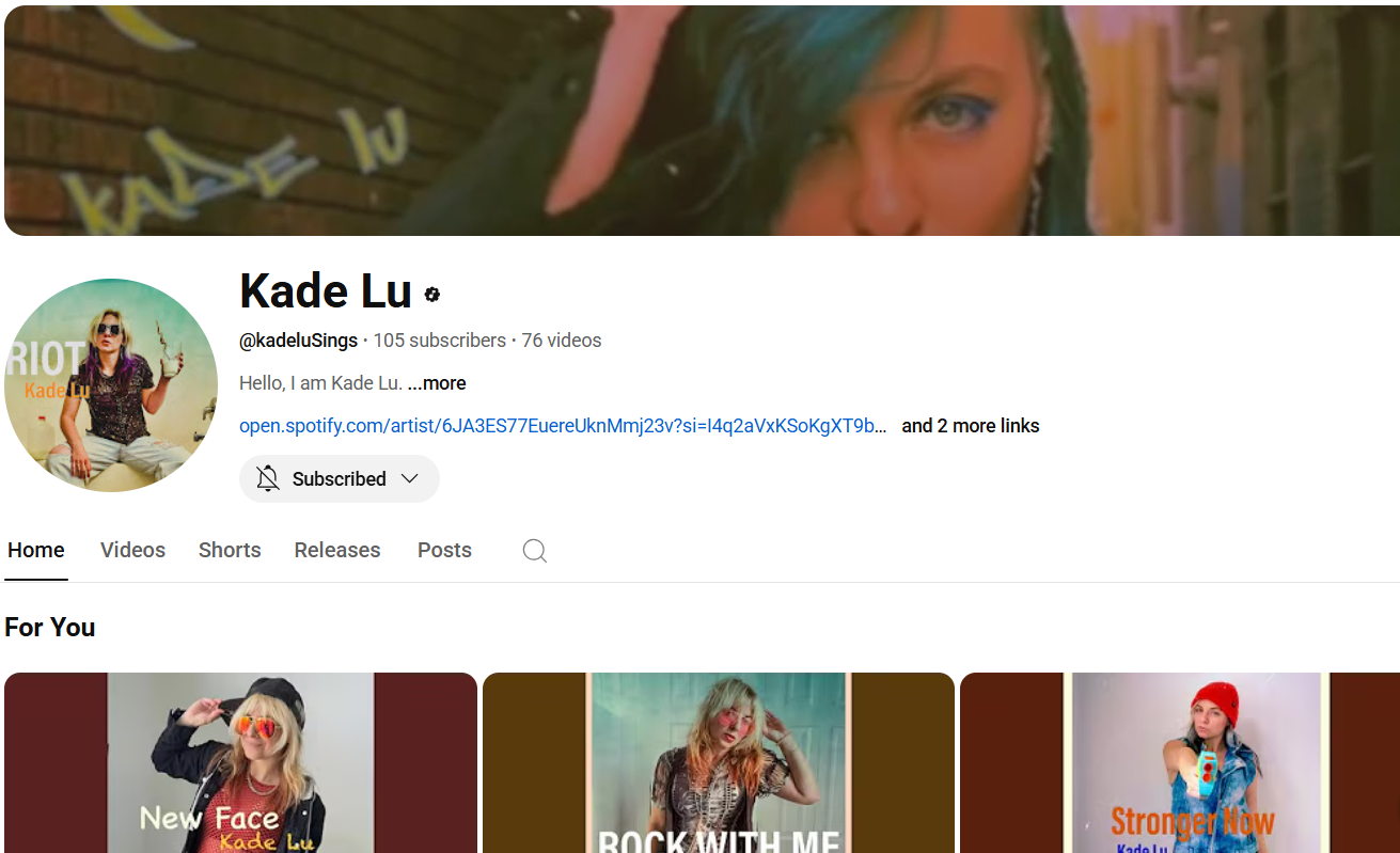 Join My Youtube Channel!